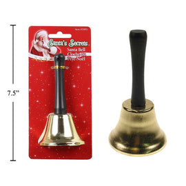 Bell - Santa 4.5" Gold