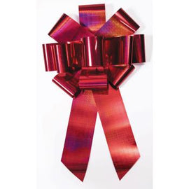 Car Bow - 25" Holo Red