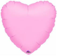 Foil Balloon - 18" Heart Metallic Pink