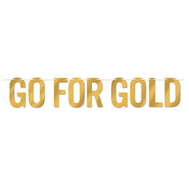 Foil Go For Gold Banner foil 2 sides;