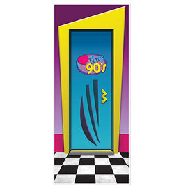 I Love The 90's Door Cover indoor & outdoor use