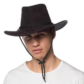 Hat - Cowboy Suede Black