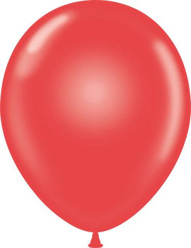 11" Tuftex Balloons (12 per package) Crystal Red