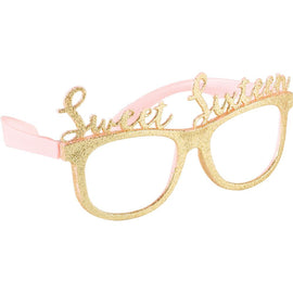 Blush Sixteen Glitter Glasses