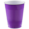 18 Oz. Plastic Cups, 50 Count. - New Purple