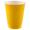 18 Oz. Plastic Cups, 50 Count. - Yellow Sunshine