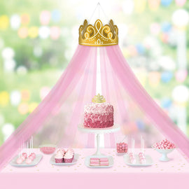 Disney Princess Crown Decoration w/ Tulle Canopy