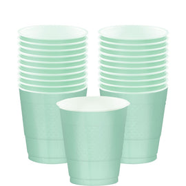 Cool Mint Plastic Cups