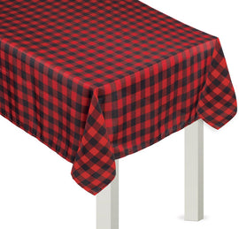 Buffalo Plaid Fabric Table Cover