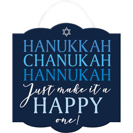 Happy Hanukkah Sign