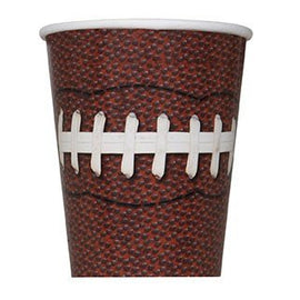 Football Party 9oz Paper Cups, 8ct