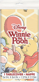 Disney Winnie the Pooh Rectangular Plastic Table Cover, 54"x84"