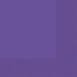 Purple 2-Ply Luncheon Napkins, 50ct