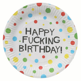 7" Plate - X-Rated Birthday