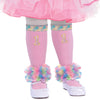 1St Birthday Leg Warmers - Pink