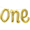 1St Birthday " One" Balloon Banner