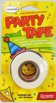 1" Party Tape - Hang anything anywhere! 30' Roll by Mavalus