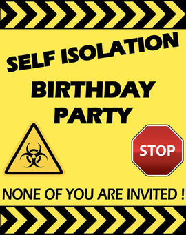 Self Isolation Party Poster