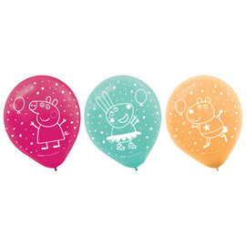 Peppa Pig Confetti Party Latex Balloons
