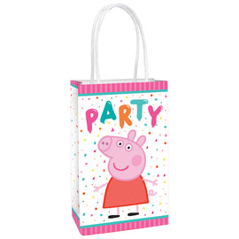 Peppa Pig Confetti Party Printed Paper Kraft Bag