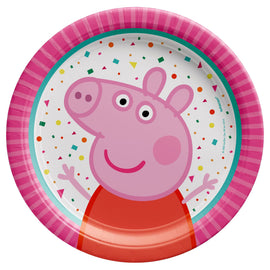 Peppa Pig Confetti Party 7" Round Plate