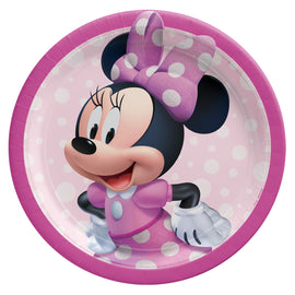 Minnie Mouse Forever Round Plates, 9"