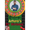 Customizable Yard Sign / Lawn Sign Welcome Birthday Casino W/Photo