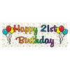 21St Birthday Balloons Banner