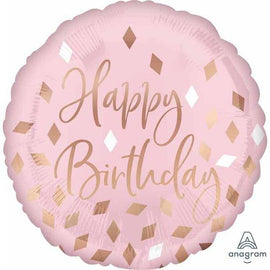 Foil Balloon - Blush Birthday
