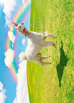 Avanti Alpaca Unicorn Birthday Greeting Card