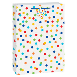 Gift Bag - Jumbo Rainbow Polka Dot