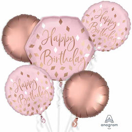 Foil Balloon - Bouquet Blush Birthday