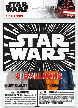 Star Wars Classic 12" Latex Balloons, 8ct