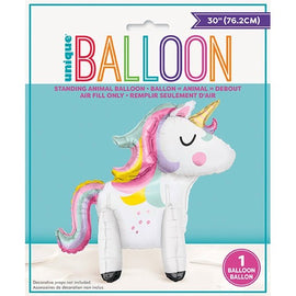 30" Giant Standing Unicorn Balloon Centerpiece