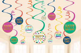 Happy Dots Spiral Decoration Value Pack