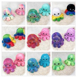 Octopus Reversible Mood Plush Toy