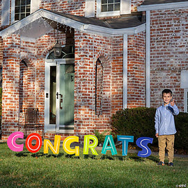 Congrats Letters Yard Sign