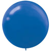 24" Round Latex Balloons - Bright Royal Blue 4 Count