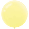 24" Round Latex Balloons - Pastel Assorted