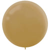 24" Round Latex Balloons - Pearlized - Gold 4 Count