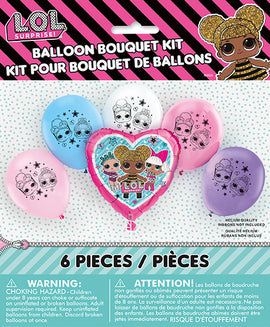 LOL Surprise Foil & Latex Balloon Kit 6pc