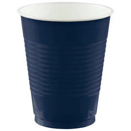 18 oz. Plastic Cups, 50 Ct. - True Navy
