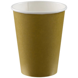 12 oz. Paper Cups, 50 Ct. - Gold