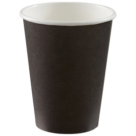 12 oz. Paper Cups, 50 Ct. - Jet Black