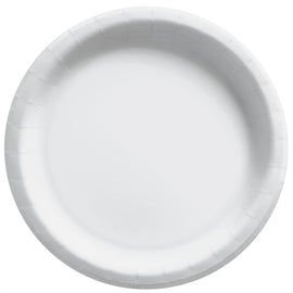 10" Round Paper Plates, 50 Ct. - Frosty White