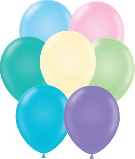 11" Tuftex Balloons (100 per package) Pastel Asst