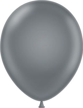 11" Tuftex Balloons (100 per package) Gray Smoke