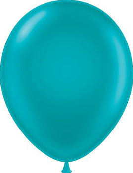 11" Tuftex Balloons (100 per package) Metallic Teal