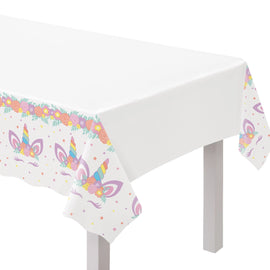 Unicorn Party Plastic Tablecover