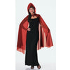 45'Red Hood Glitter Cape